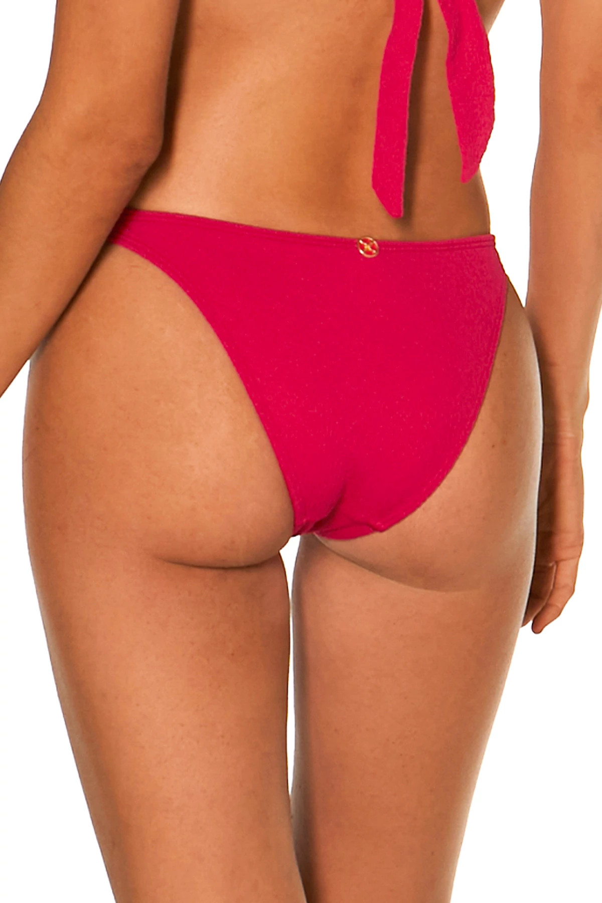 CHERRY Ibiza Tab Side Brazilian Bikini Bottom image number 2