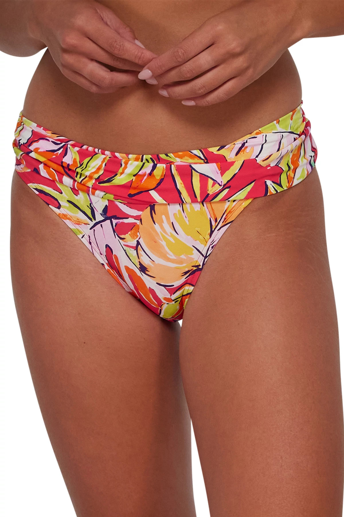 ISLAND ESCAPE Unforgettable Banded Hipster Bikini Bottom image number 1