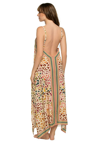 COLORIDO V-Neck Maxi Dress