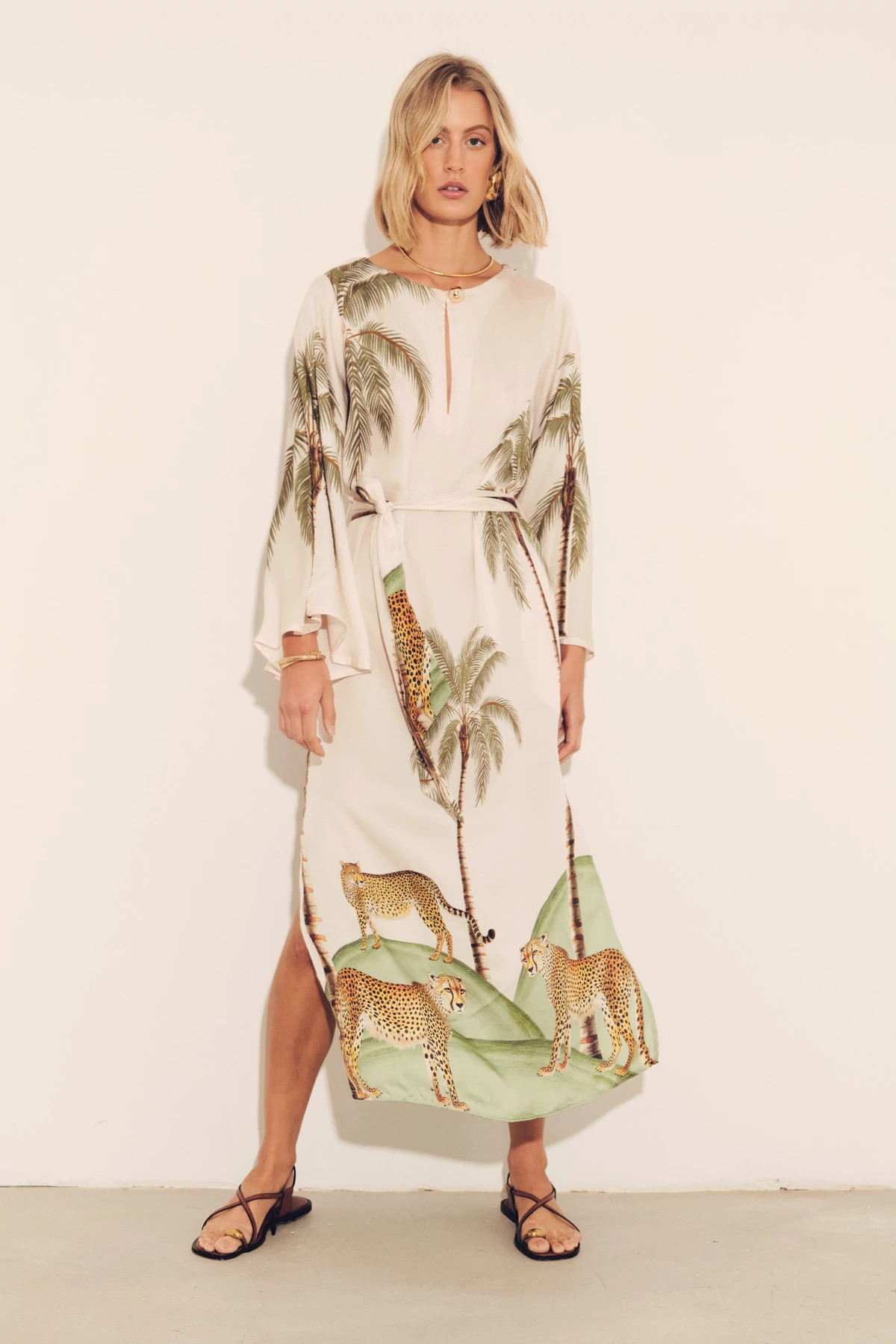 CHEETAH PALM Lee Caftan image number 3