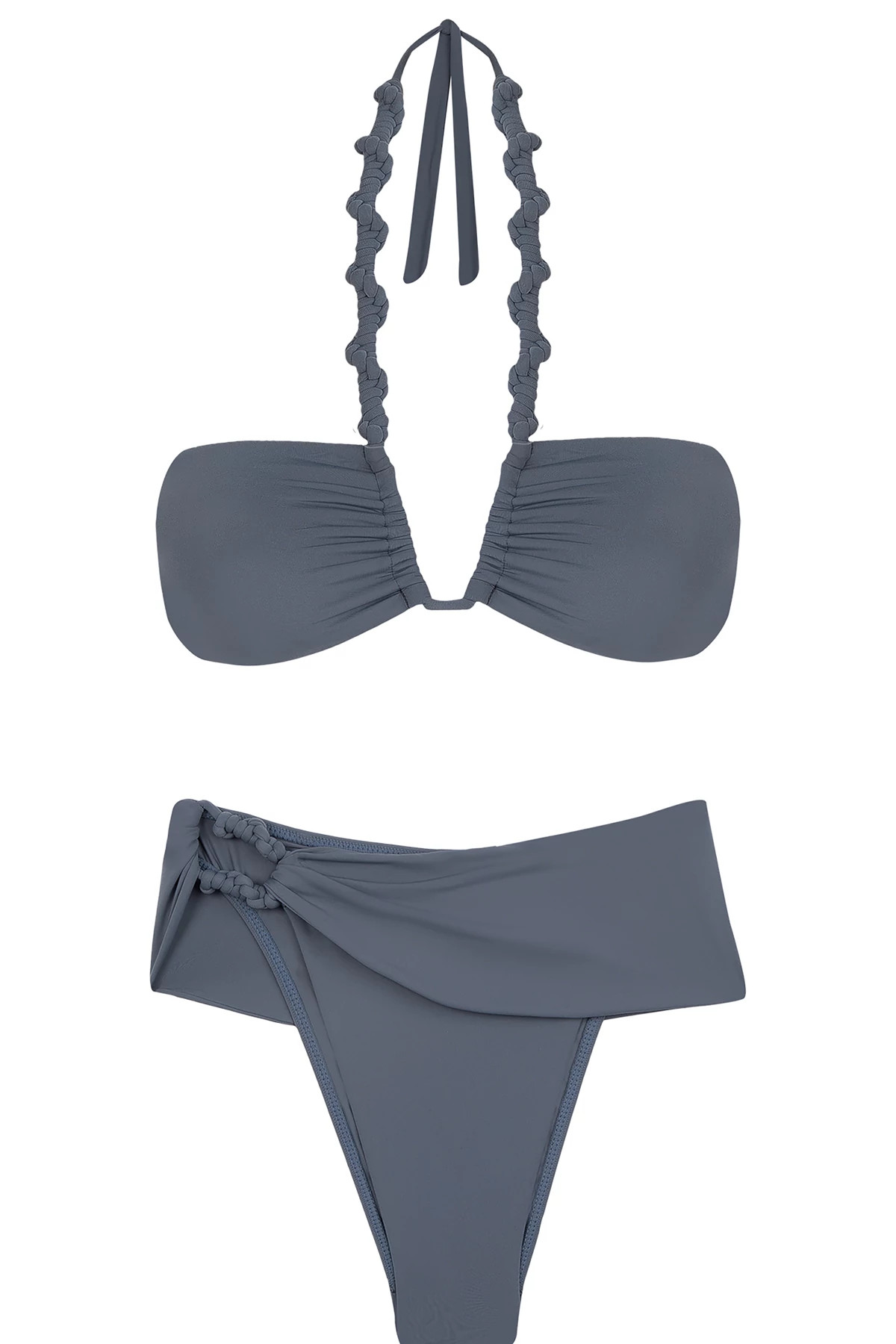 BAYSIDE Holly High Waist Twist Bikini Bottom image number 3