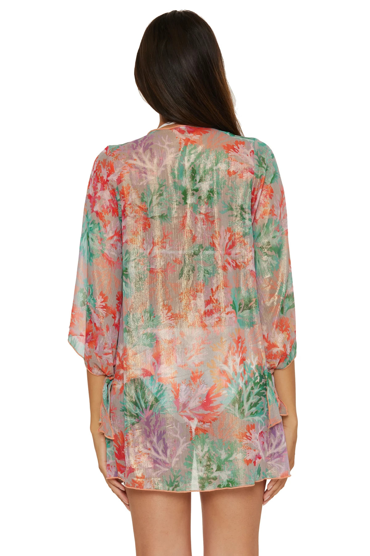 MULTI Coral Reef Kimono image number 2