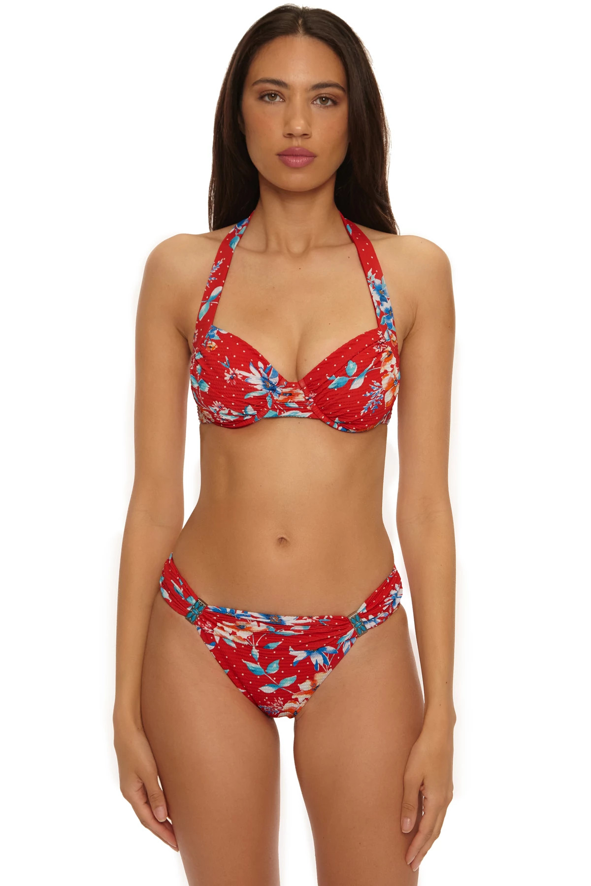 MULTI Francesca Floral Underwire Bikini Top image number 3