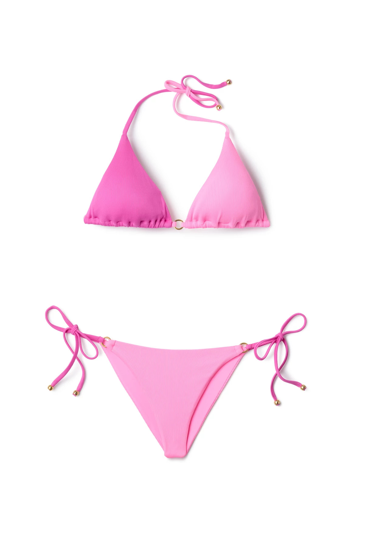 BUBBLEGUM POP Positano Triangle Bikini Top image number 3