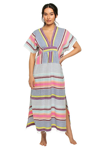 CIRQ CITRUS Gasira Plunge Caftan