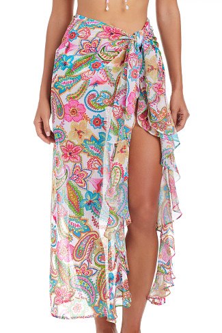 MULTI Chiffon Ruffle Sarong