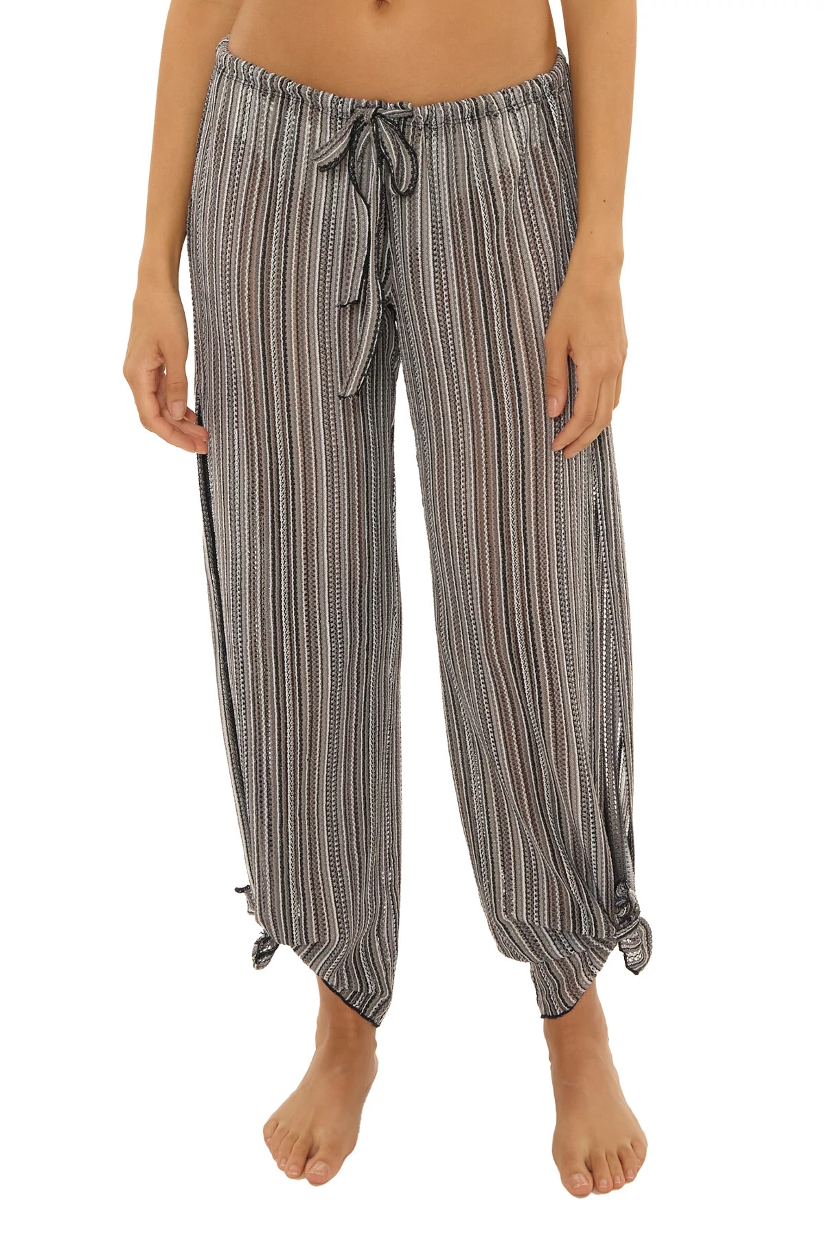 BLACK Seaside Split Leg Pants image number 3