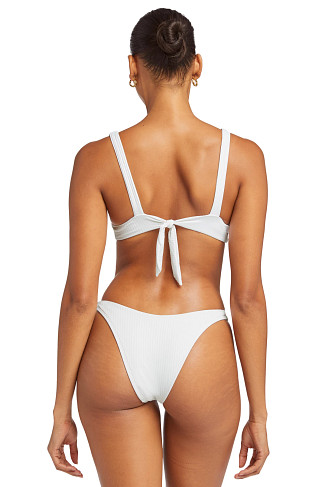 WHITE OCEANRIB Demi Ribbed Underwire Bikini Top