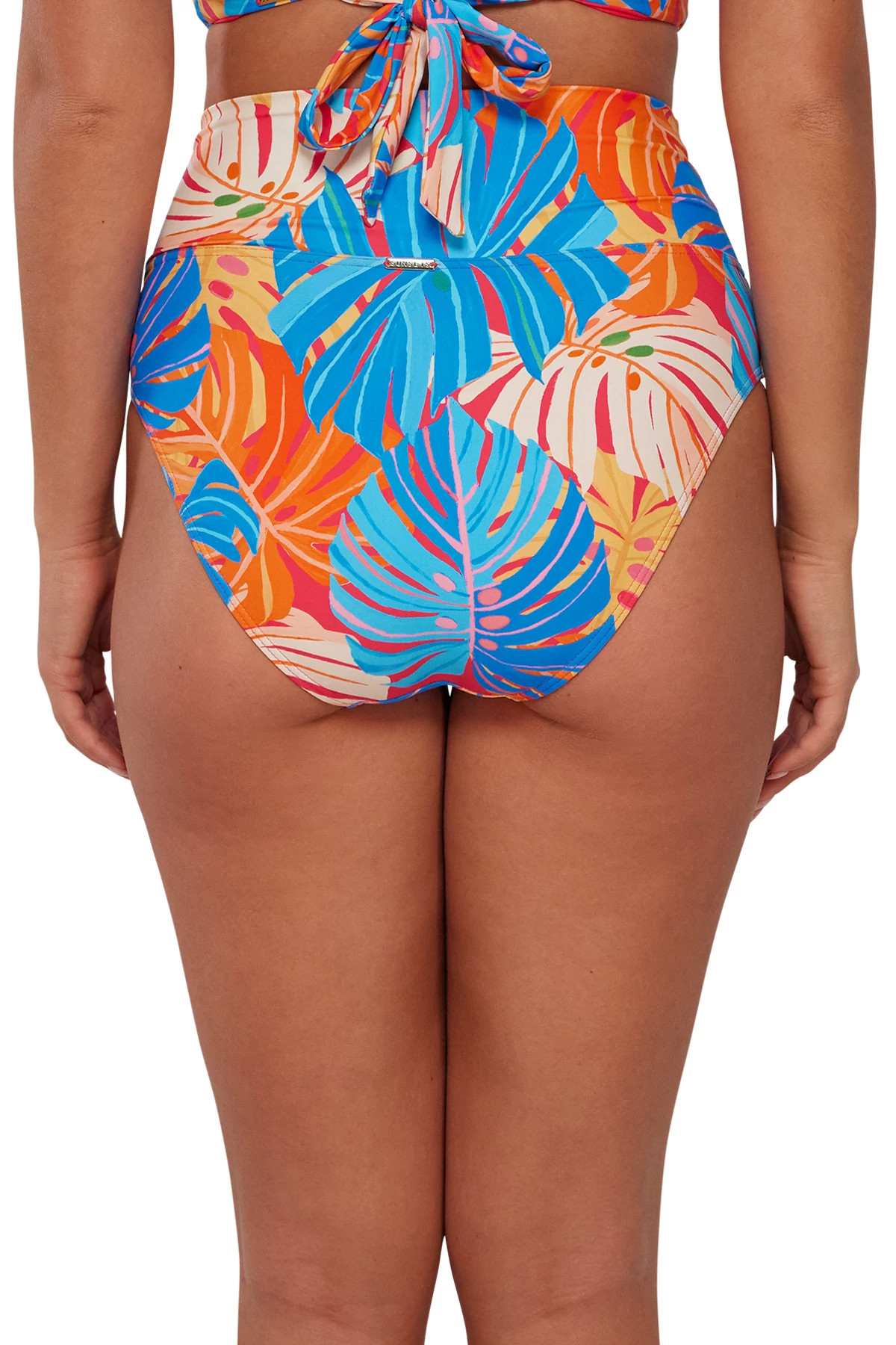 ZESTY TROPICANA Hannah High Waist Bikini Bottom image number 4