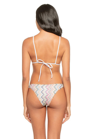 MULTI Chevron Knit Triangle Bikini Set