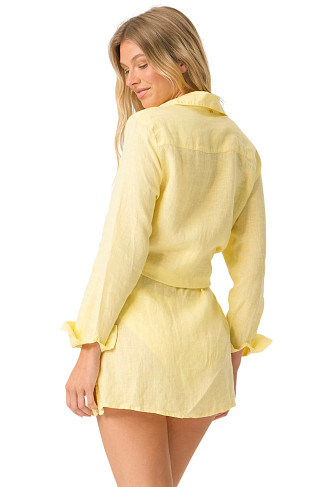 BUTTERCUP Lily Linen Mini Cover Dress
