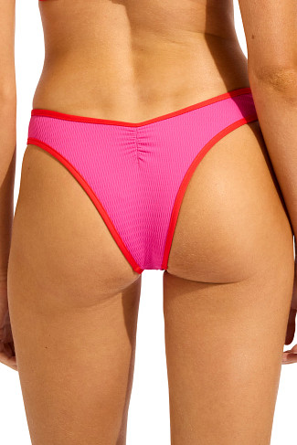 HOT PINK/FLAME Brazilian Bikini Bottom