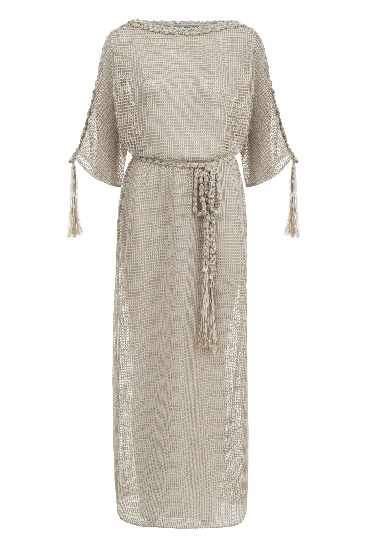 STONE Belted Maxi Dress image number 3