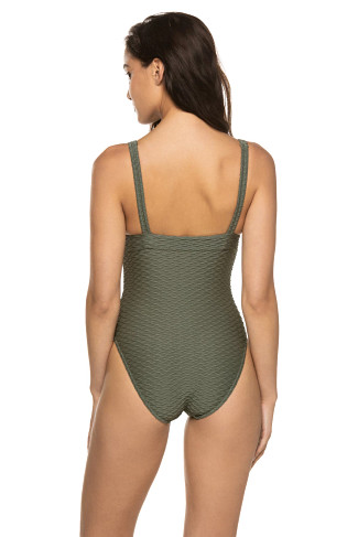 SAGE Lily Over The Shoulder One Piece Swimsuit