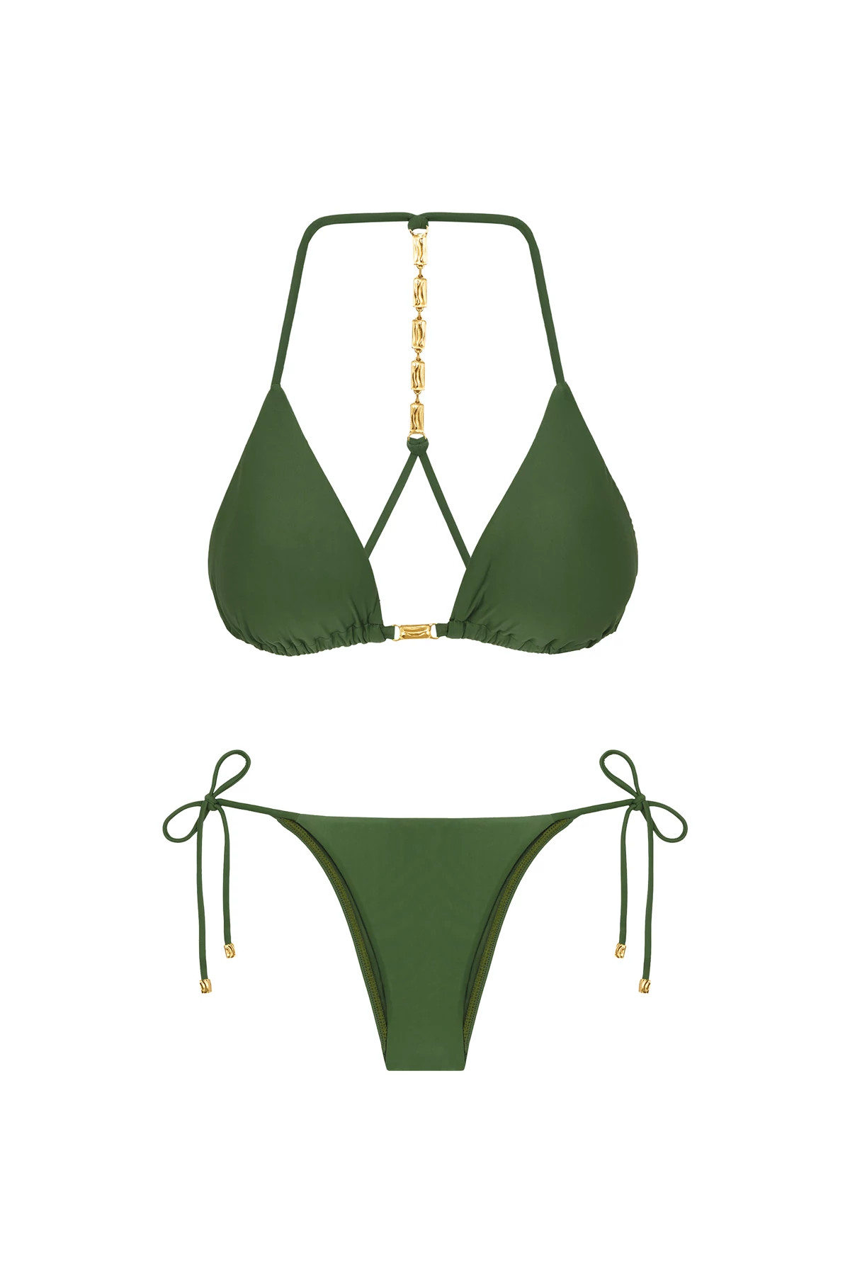 FREE BIRD Sense T-Back Triangle Bikini Top image number 3