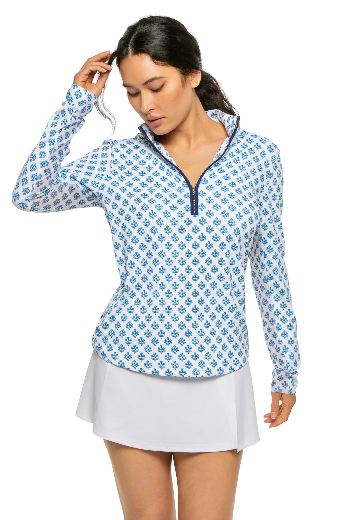 BLUE Harbor Island Rash Guard image number 1