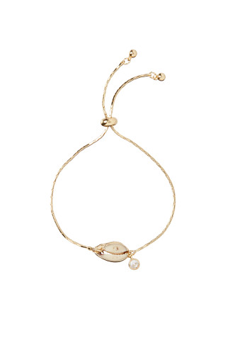 GOLD Cowrie Shell Bracelet