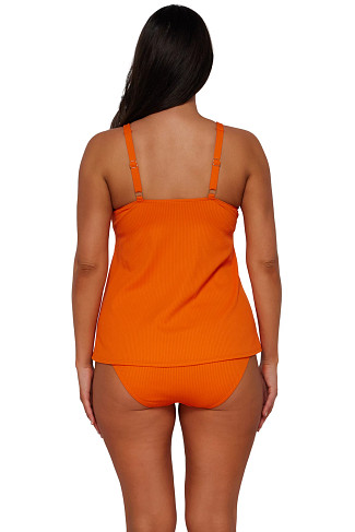 KUMQUAT SANDBAR RIB Jenna Tankini Top