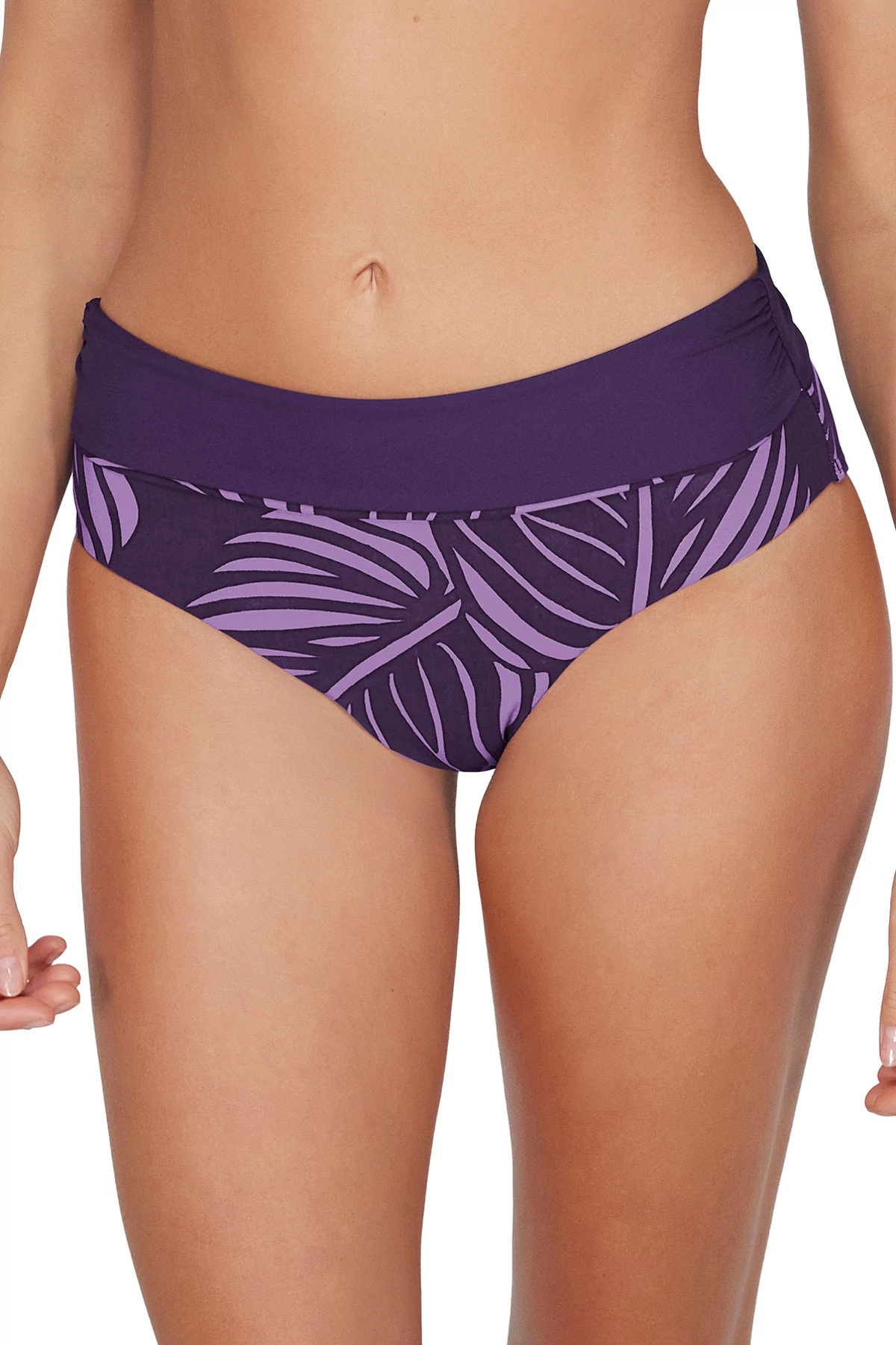 MYSTIC PALMS Capri High Waist Bikini Bottom image number 2