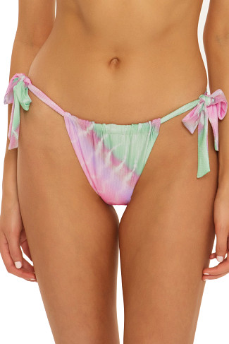 MULTI Cali Reversible Tie Side Brazilian Bikini Bottom