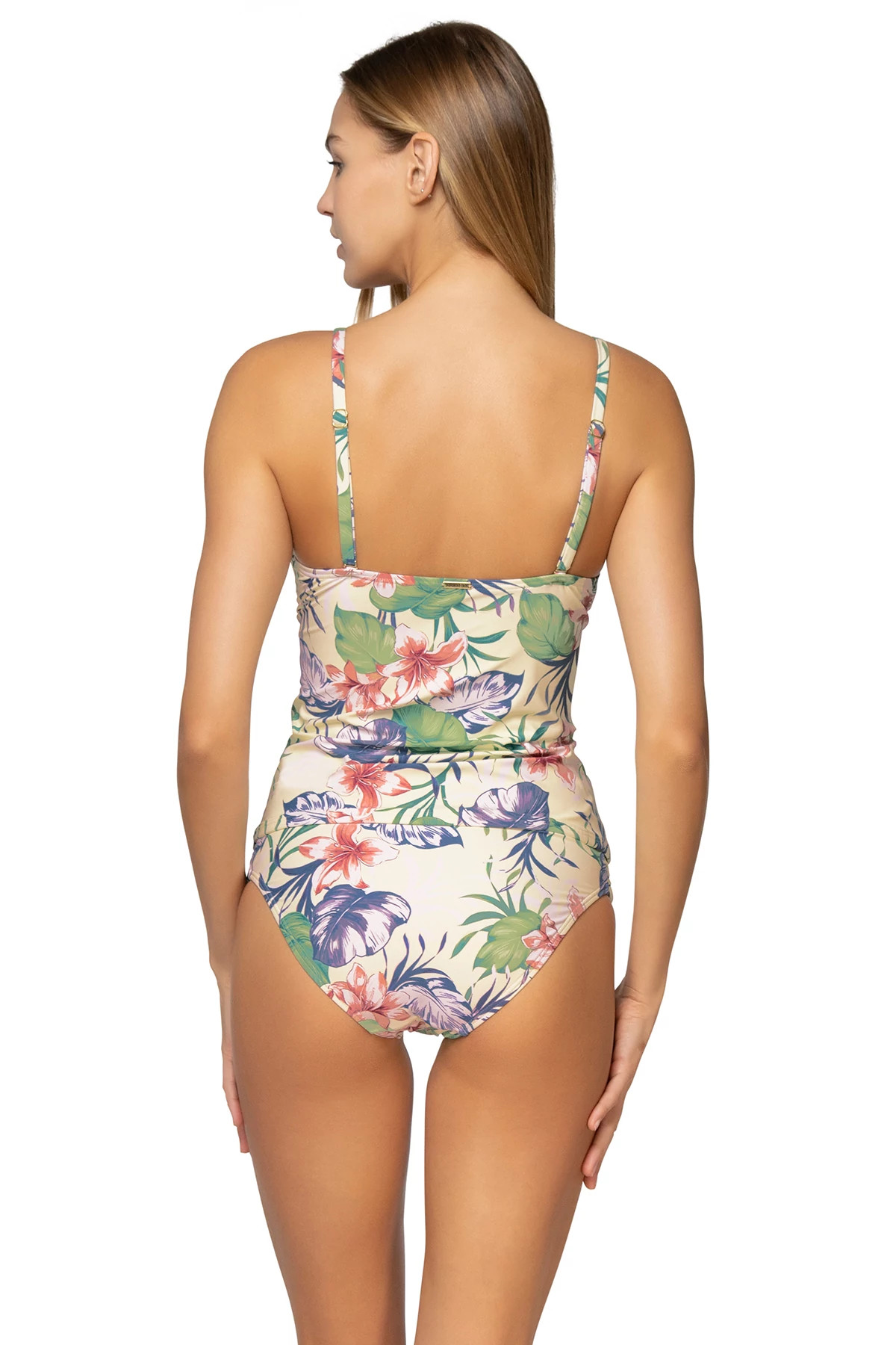 ISLAND LIFE Simone Over The Shoulder Tankini Top image number 3
