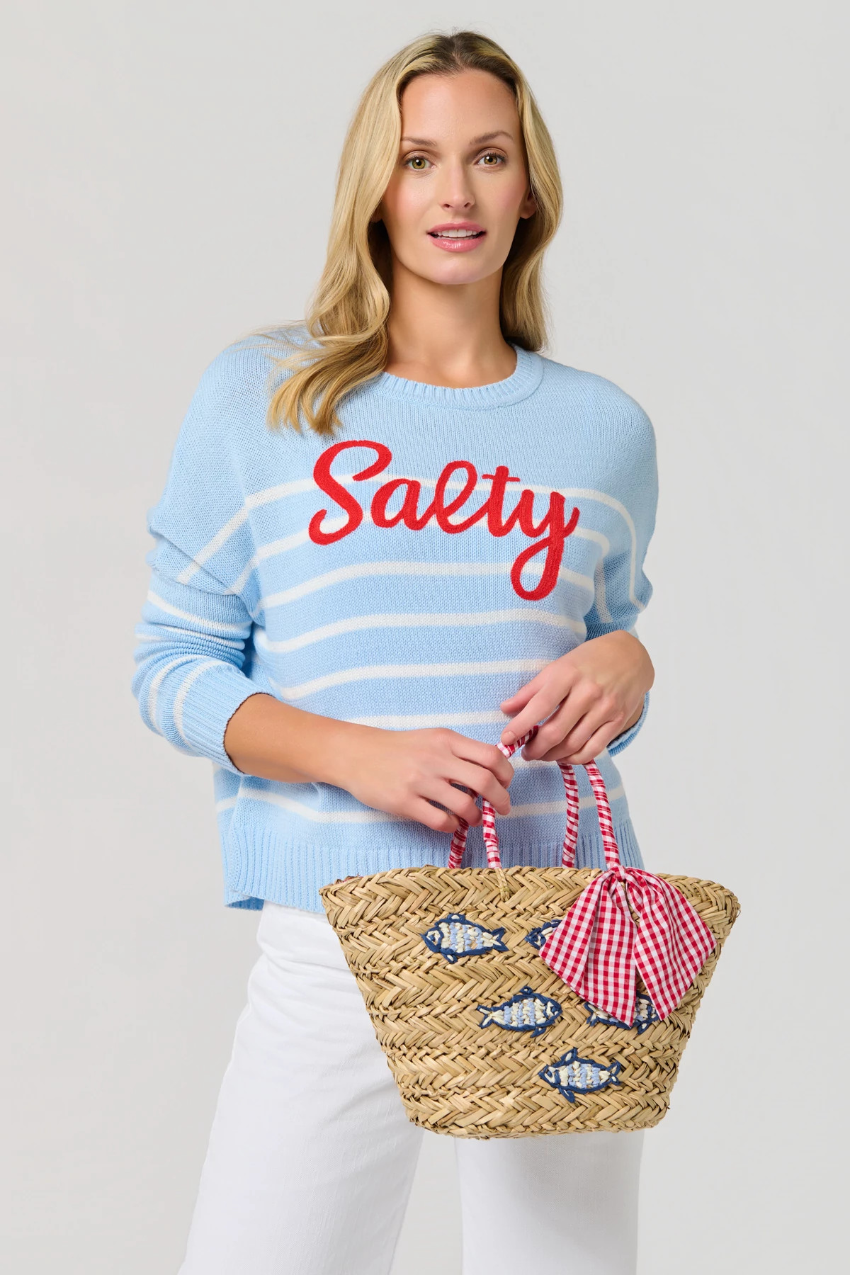 NATURAL Marseille Seagrass Tote image number 3