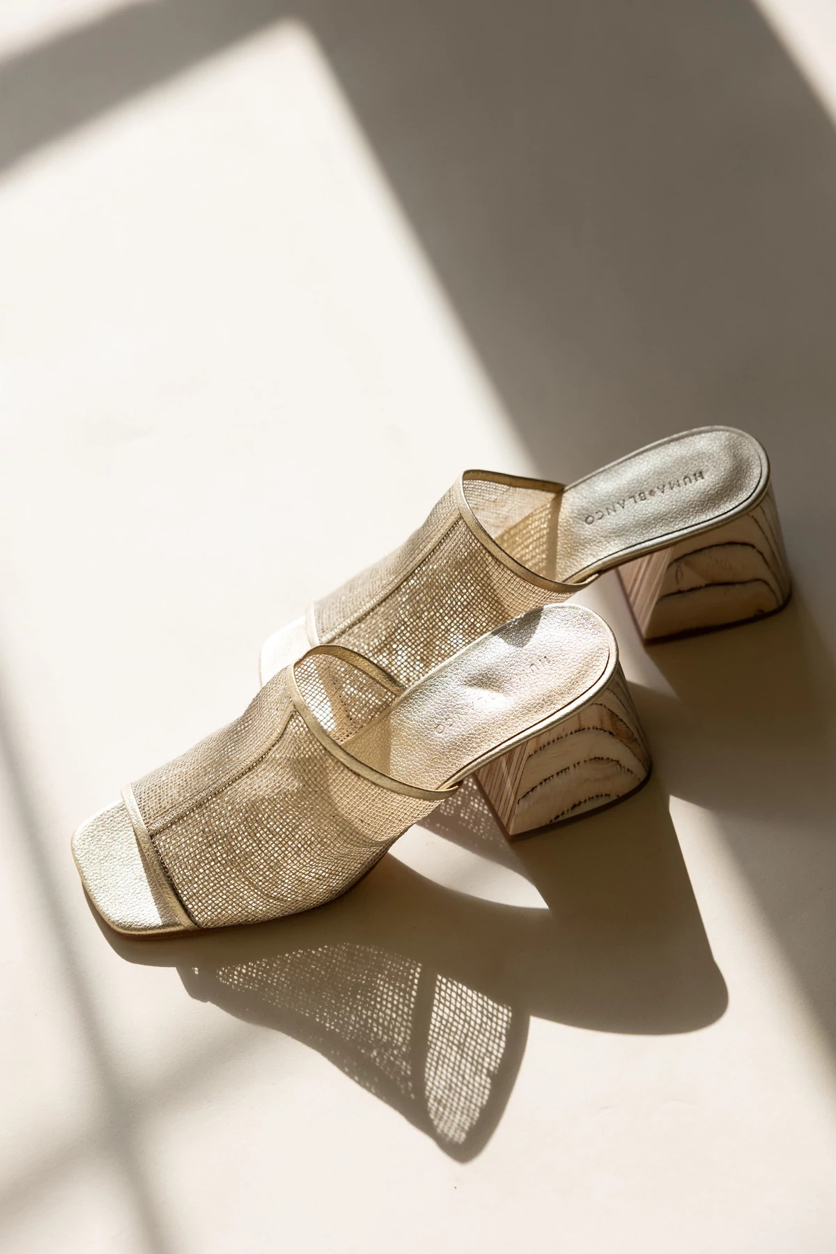 GOLD JUTE Gwen Heeled Slide image number 6