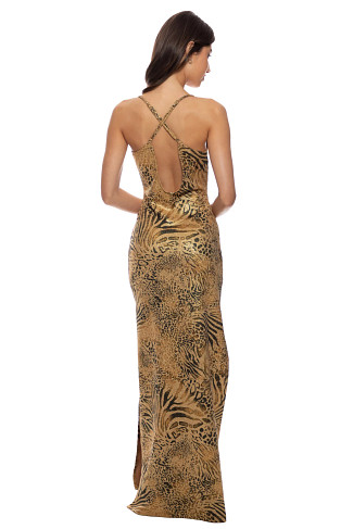 MULTI Safari Sunsets Maxi Dress