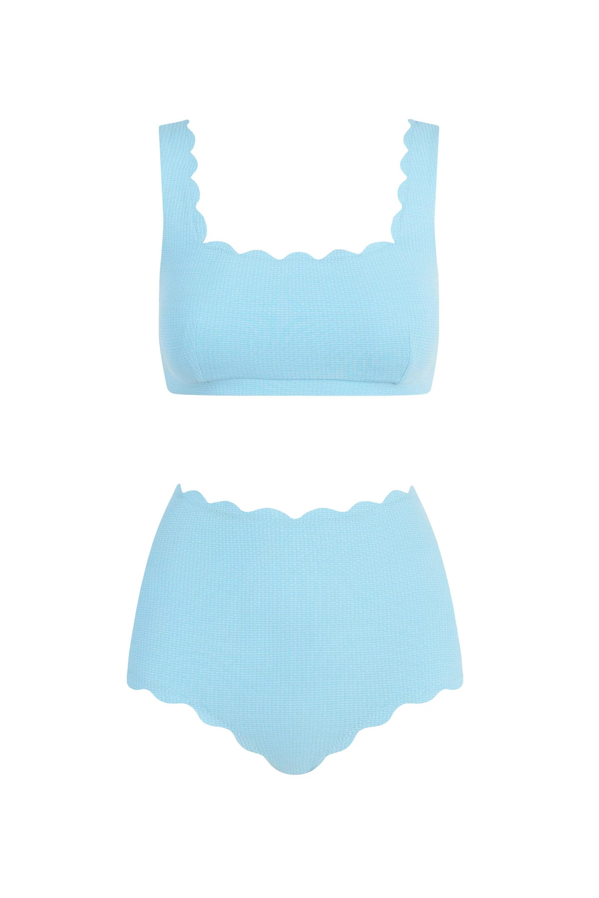 AIR Palm Springs Scallop Bralette Bikini Top image number 3
