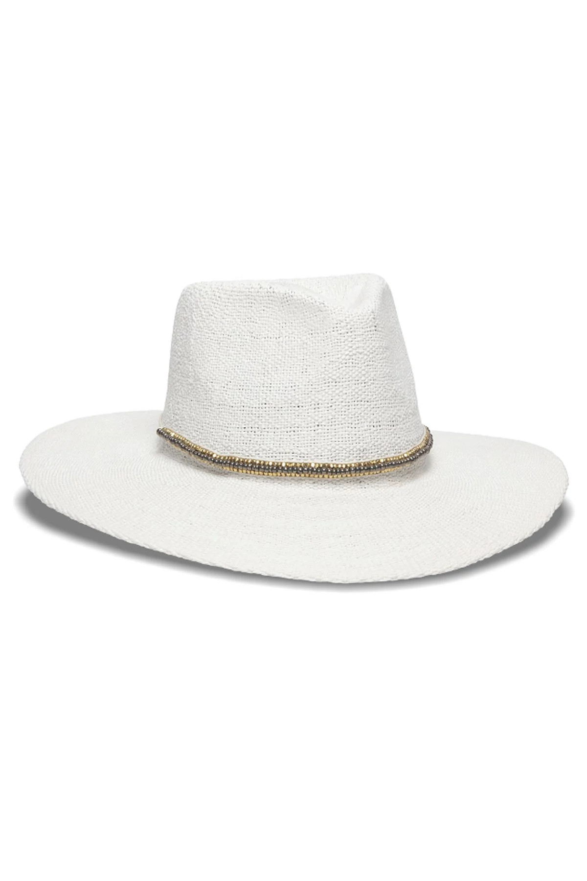 WHITE Monte Carlo Beaded Trim Rancher image number 1