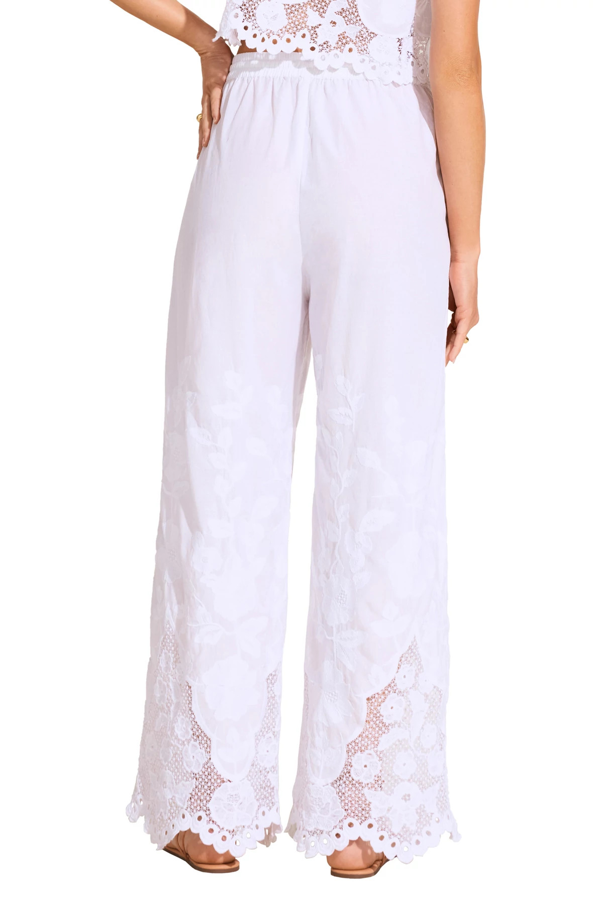 WHITE Flora Pant image number 2