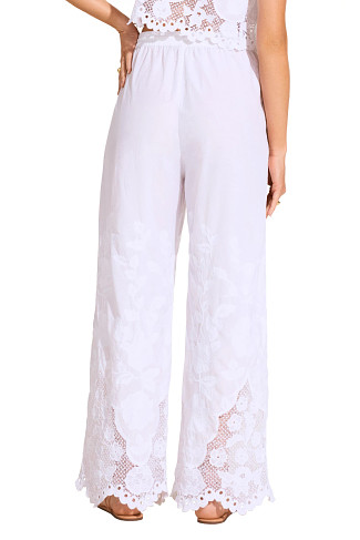 WHITE Flora Pant