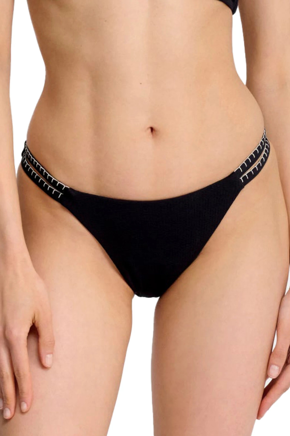 BLACK Fauna Hipster Bikini Bottom image number 1