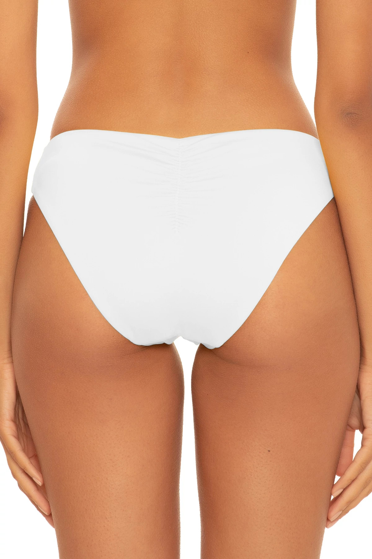 WHITE Adela Hipster Bikini Bottom image number 2