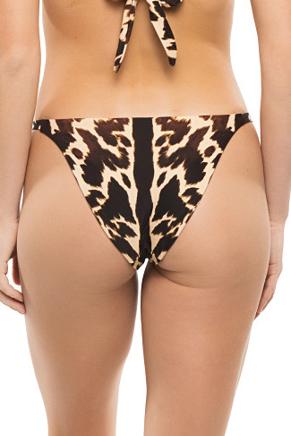 TAN/BROWN Adjustable Brazilian Bikini Bottom