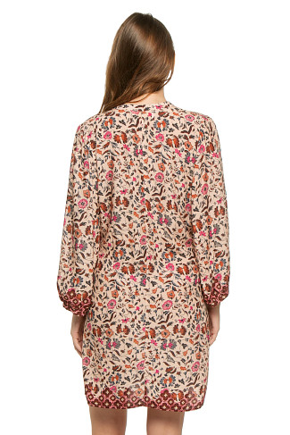 WILDFLOWER SPICE Maria Floral Mini Dress