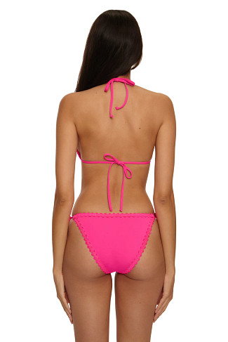 STRAWBERRY Bella Scalloped Triangle Bikini Top