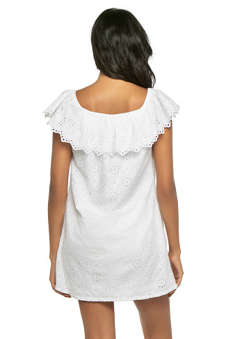 WHITE Harbour Eyelet Mini Dress