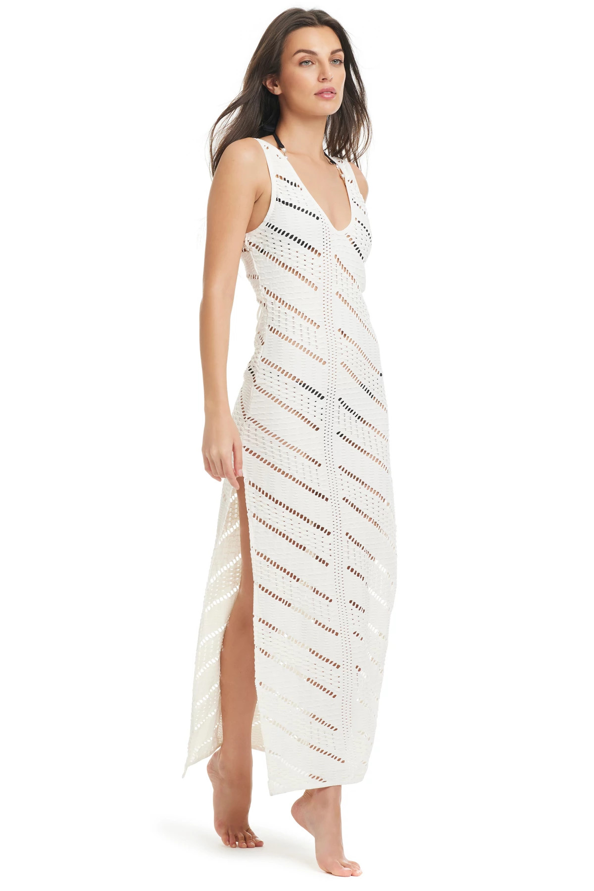 PAPYRUS Crochet Maxi Cover Up Dress image number 1