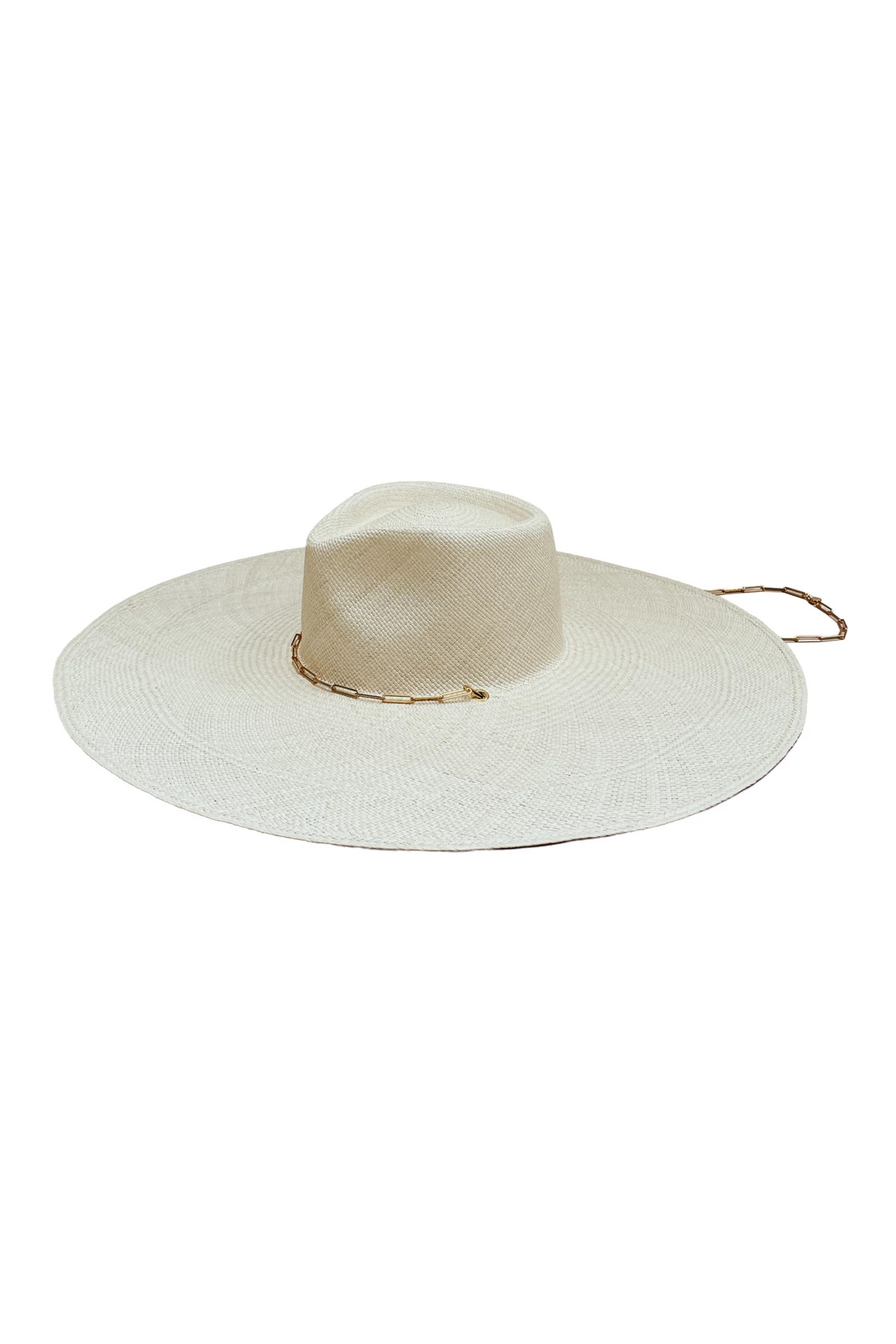 NATURAL Livy Toquilla Straw Panama Hat image number 1