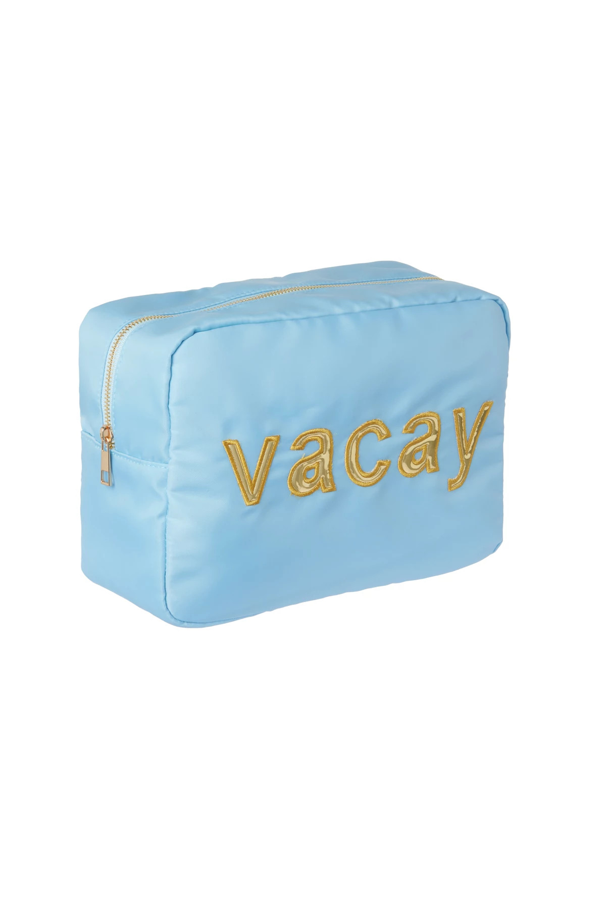 BLUE Vacay Zip Pouch image number 1
