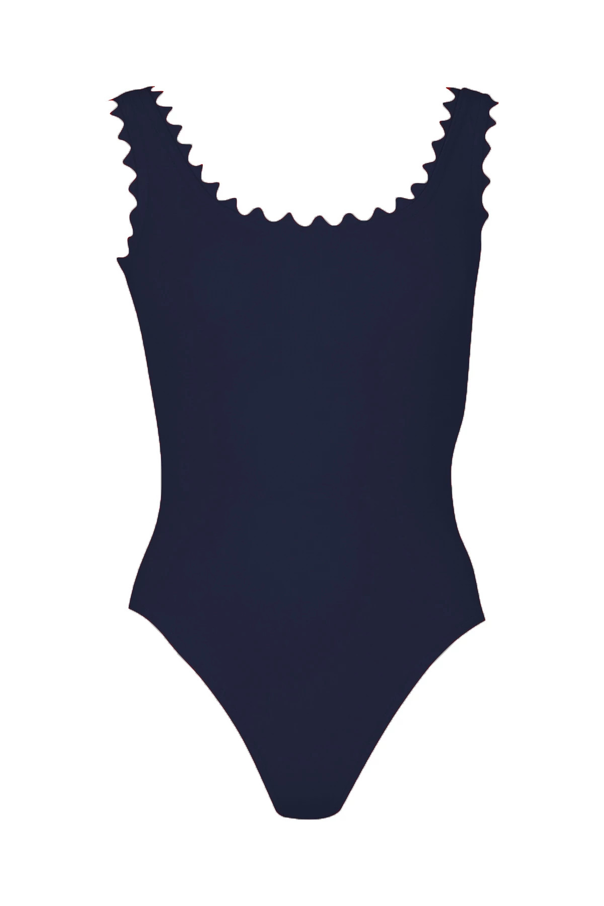 NAVY Ines Rick Rack Underwire One Piece Swimsuit image number 3