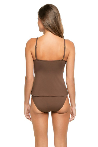 HICKORY Ruched Tankini Top