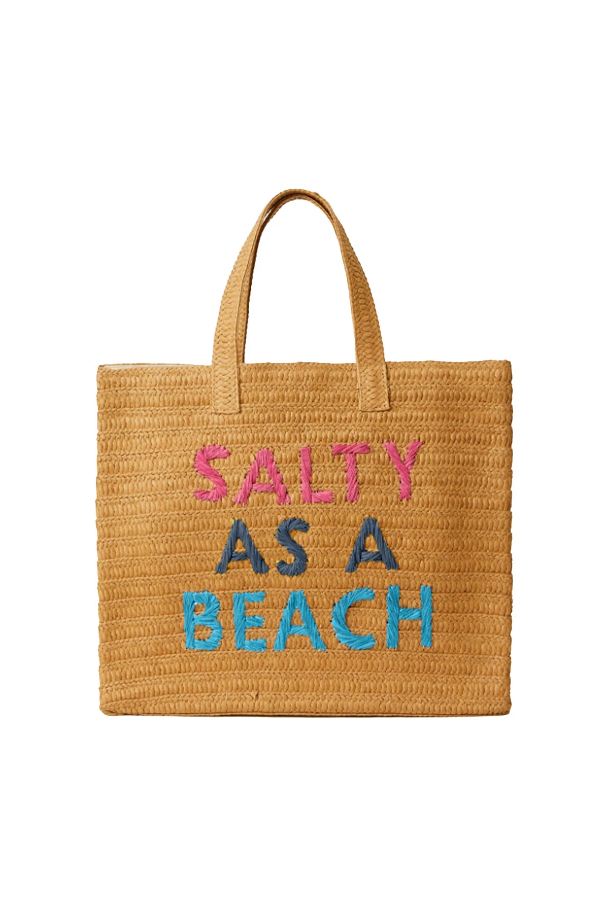 SAND FUCHSIA RAINBOW Salty as a Beach Tote image number 1