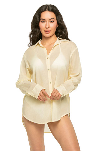 YELLOW Destinations Oversized Shirt Dress