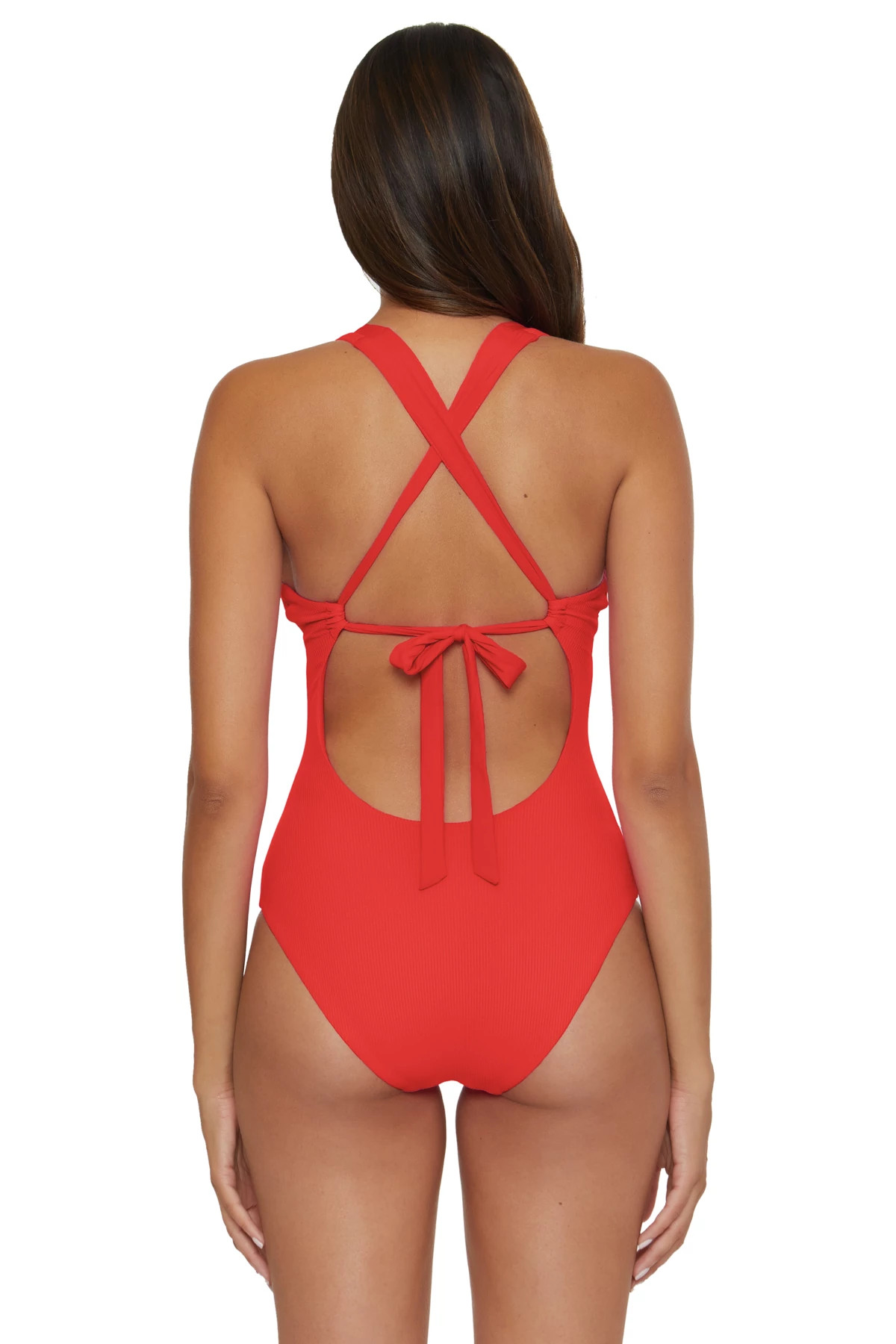 FIRE Gia Plunge One Piece Swimsuit image number 2