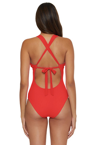 FIRE Gia Plunge One Piece Swimsuit