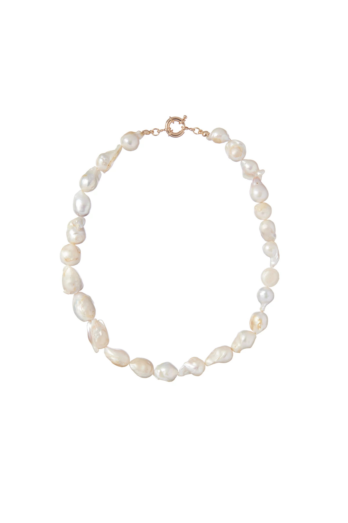 WHITE Fresh Pearl Necklace image number 1