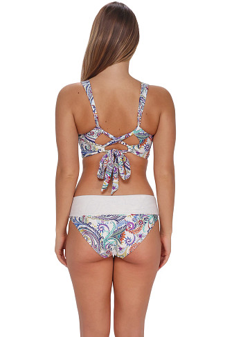 TIDE POOL TWIST Elsie Underwire Bikini Top (D+ Cup)