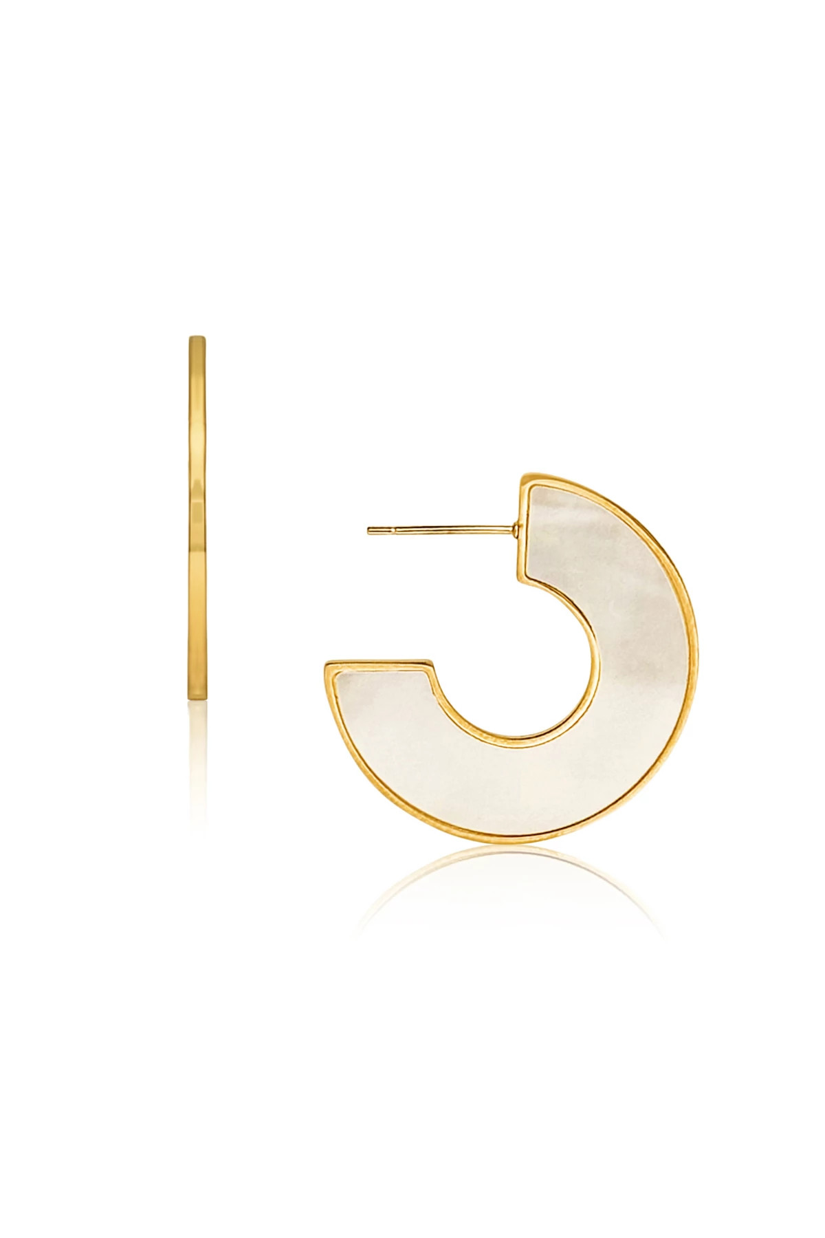 GOLD Dua Earrings image number 1